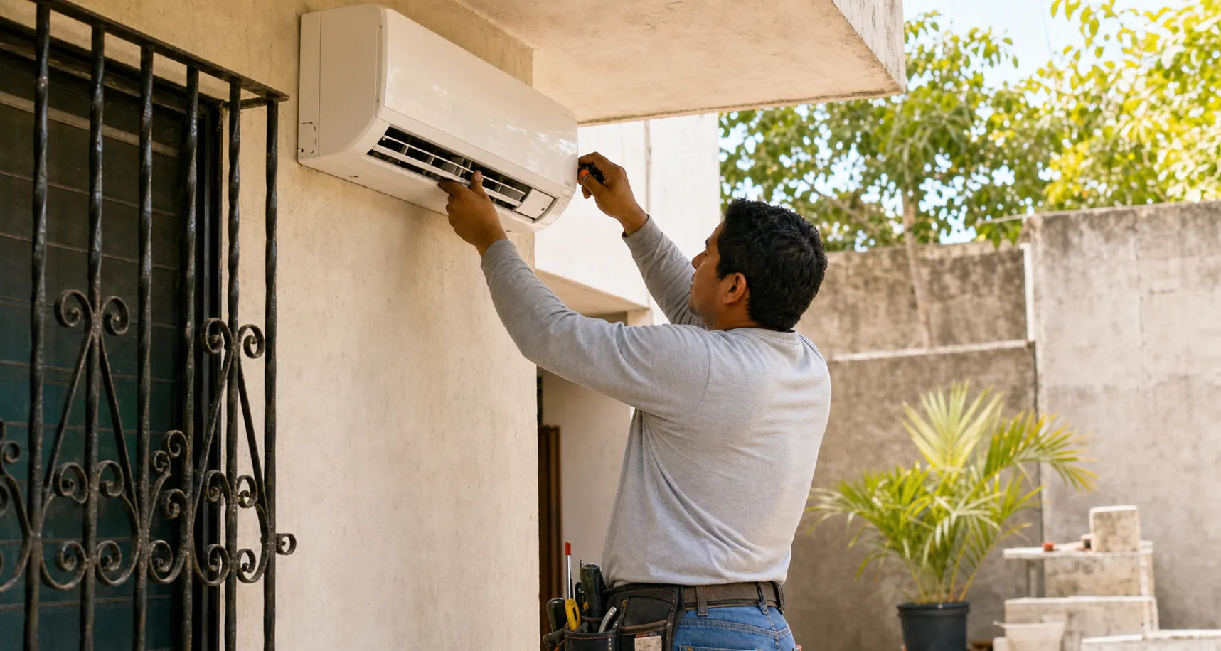 Instalación de minisplit residencial